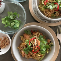 超级炒菜(三文鱼炒面)